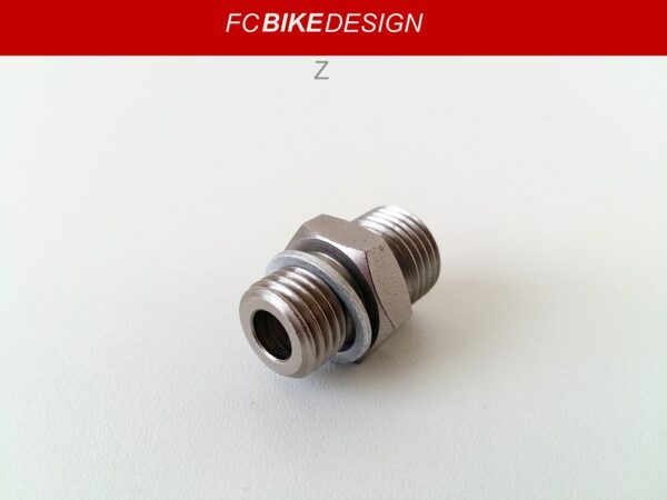 (Z) Nippel leiding oliekoeler M14x1.5 Ducati diverse modellen 81510221A - Image 3