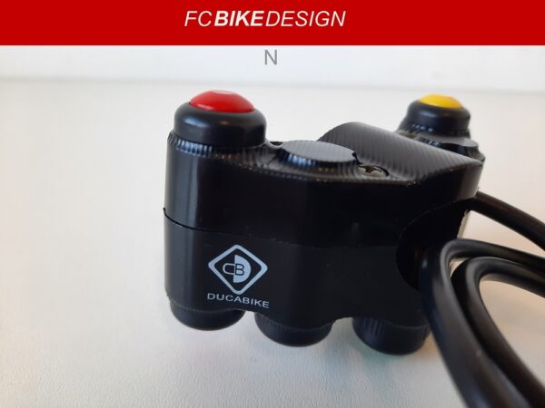 (N) Ducabike Street Edition 7-knops stuurschakelaar 22mm universeel NIEUW - Image 4