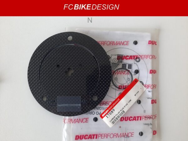 (N) DP carbon tankdop kit Ducati 748 916 996 998 SSIE ST Monster 969027AAA NIEUW - Image 2