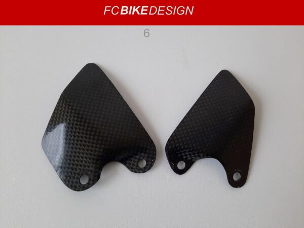 (6) Carbon hielplaatjes voor L+R Ducati 748 916 996 998